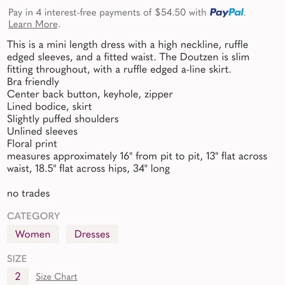 Reformation Doutez Dress in Champagne Wishes Size 0 - Picture 10 of 10